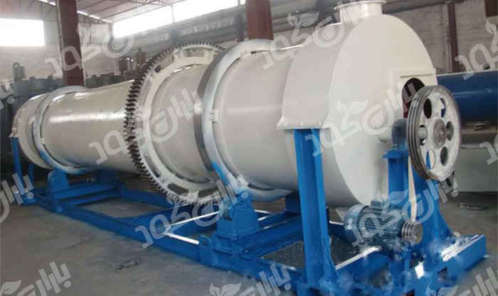 دستگاه کود خشک کن دوار کود مرغی koodmachin