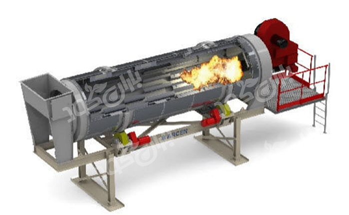 دستگاه کود خشک کن دوار koodmachin